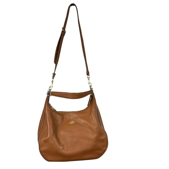 COACH Medium size, brown, CROSSBODY, SHOULDER, LEATHER HOBO BAG. - Picture 3 of 15